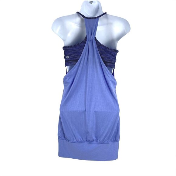 Lululemon No Limits Tank Top Lullaby Wee Are From Space Cadet Blue Women Size 8 - Picture 1 of 6